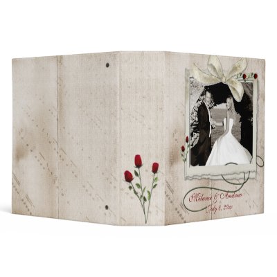 Musical Notes Roses Photo Binder
