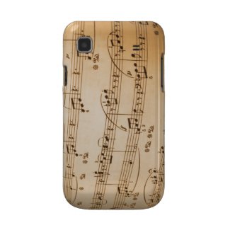 Musical Notes Samsung Galaxy S Case casemate_case