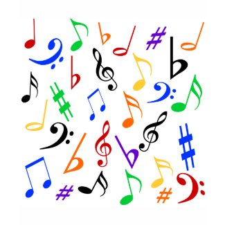 Musical Notes Shirt - Long Sleeve - Multi shirt