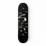musical notes skateboard