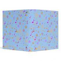 Musical Notes & Stars: Custom Binder