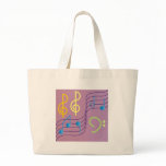 Musical notes Tote Bag