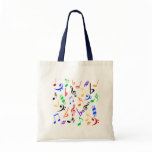 Musical Notes Tote Bag - Multi