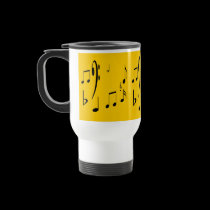Musical Notes Travel Mug