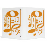 Musical Orange Binder