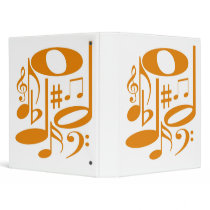 Musical Orange Binder