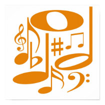 Musical Orange Poster posters by SjStevenson Musical Orange Poster posters