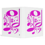 Musical Pink Binder