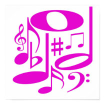 Musical Pink Poster posters by SjStevenson Musical Pink Poster posters