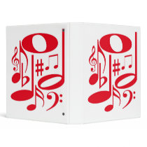 Musical Red Binder