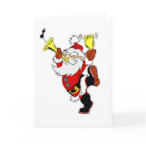 Musical Santa Claus Greeting Card