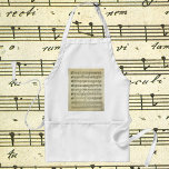 Musical Score from 1810; Sheet Music Aprons