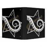 Musical Star golden notes binders