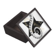 Musical Star golden notes Premium Keepsake Box