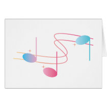 Musical Swirl cards