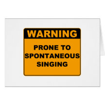 Musical Theater Greeting Card