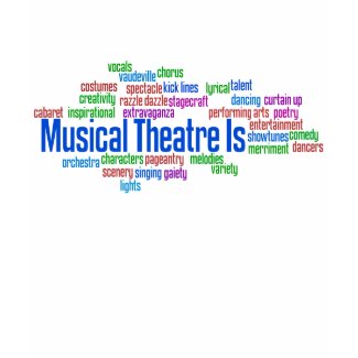 Musical Theatre Is Womens Lite T-Shirt shirt