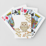 Musical Tree Owl Bicycle Playing Cards