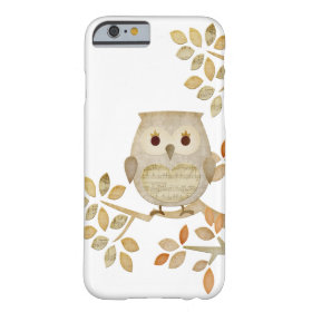 Musical Tree Owl Case Barely There iPhone 6 Case