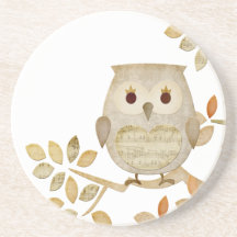 Musical Tree Owl Coaster