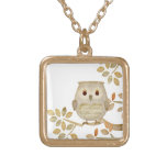 Musical Tree Owl Necklace