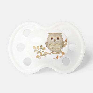Musical Tree Owl Pacifier BooginHead Pacifier