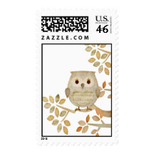 Musical Tree Owl Postage