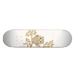Musical Tree Owl Skateboard