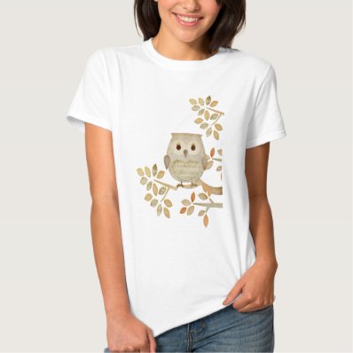 Musical Tree Owl T Shirt