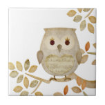 Musical Tree Owl Tile