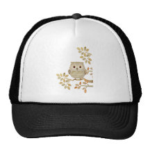 Musical Tree Owl Trucker Hats