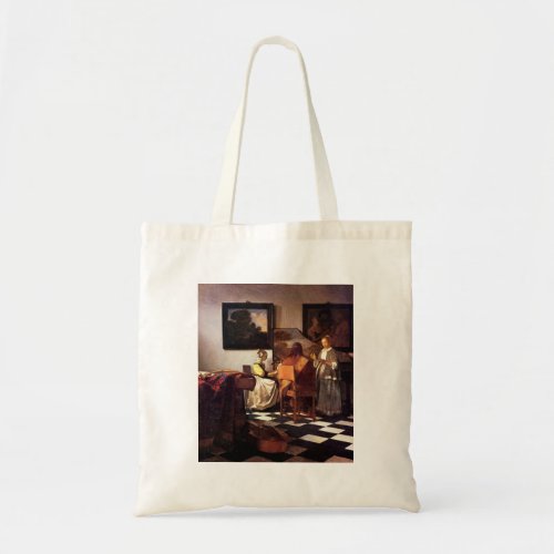 Musical Trio by Johannes Vermeer Canvas Bags