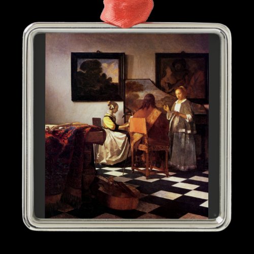 Musical Trio by Johannes Vermeer Christmas Tree Ornaments