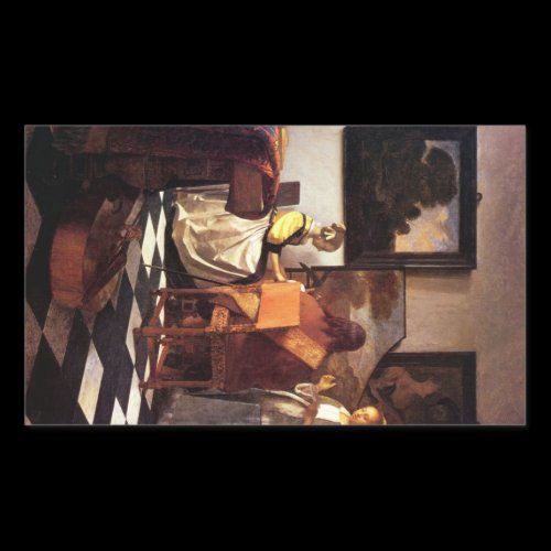 Musical Trio by Johannes Vermeer Rectangular Stickers