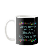 Musical Underscore Mug mugs