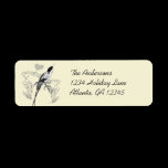 Musical Vintage Hummingbird Heart Labels