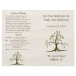 Musical Whispy Tree Wedding Program flyers