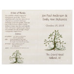 Musical Whispy Tree Wedding Program flyers