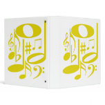 Musical Yellow Binder