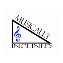 Musically Inclined Postcard