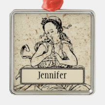 Musicha XXVI Personalized Square Ornament