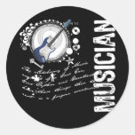 Musician Alchemy Round Sticker