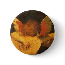 Musician Angel by Rosso Fiorentino Pinback Buttons