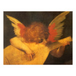 Musician Angel by Rosso Fiorentino, Vintage Art Announcement