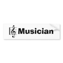 Musician bumper stickers by eblack2000 Musician bumper stickers