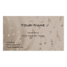 Musician Business Card
