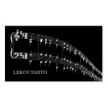 Musician Guitarist Singer Band Artist Publicity Business Card Template