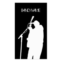 Musician Guitarist Singer Band Artist Publicity Business Cards
