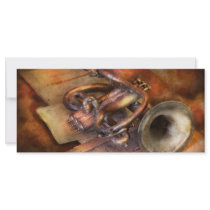Musician - Horn - Toot my horn Full Color Rack Card