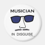 Musician In Disguise Fridge Magnets